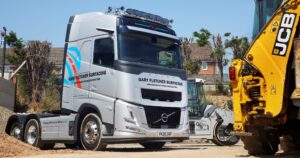 Gary Fletcher Surfacing marks 50 Years with Volvo FH Aero