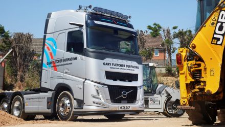 Gary Fletcher Surfacing marks 50 Years with Volvo FH Aero