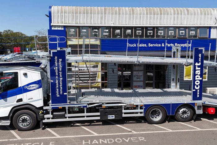 Copart UK adds industry-first DAF XD Estepe 7-Car transporters