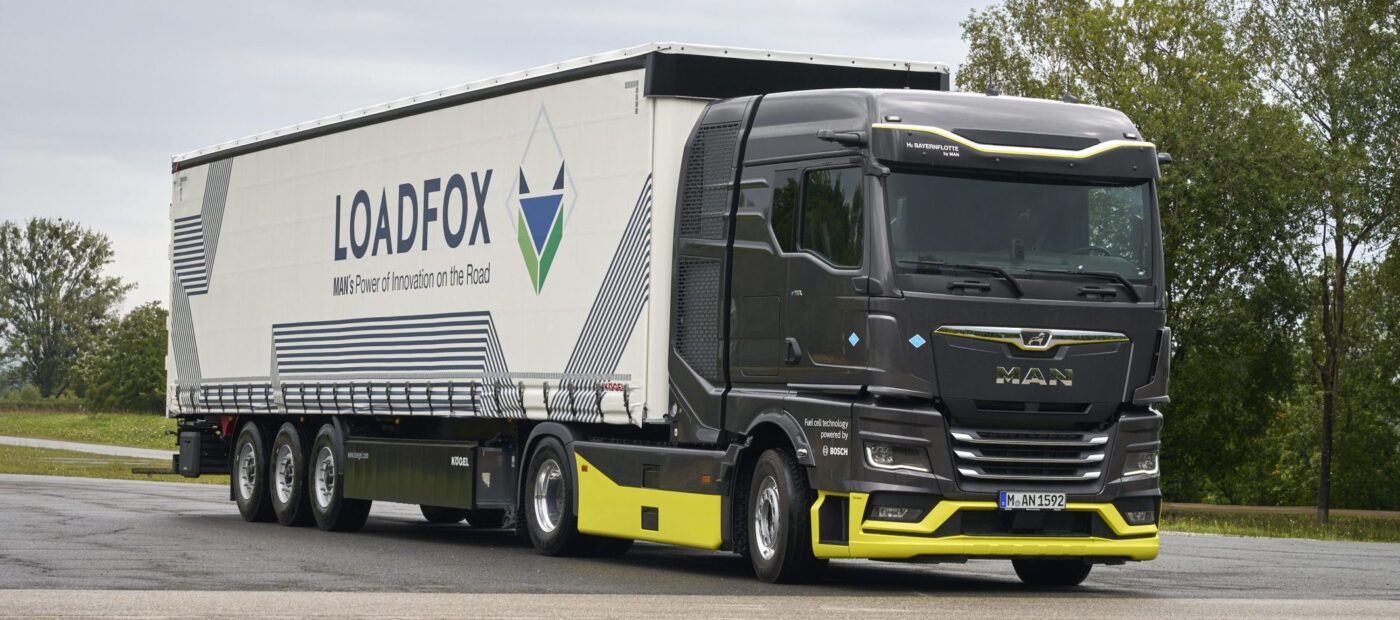 MAN hydrogen truck trials enter final phase in Bayernflotte Project