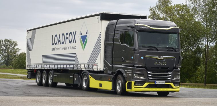 MAN hydrogen truck trials enter final phase in Bayernflotte Project