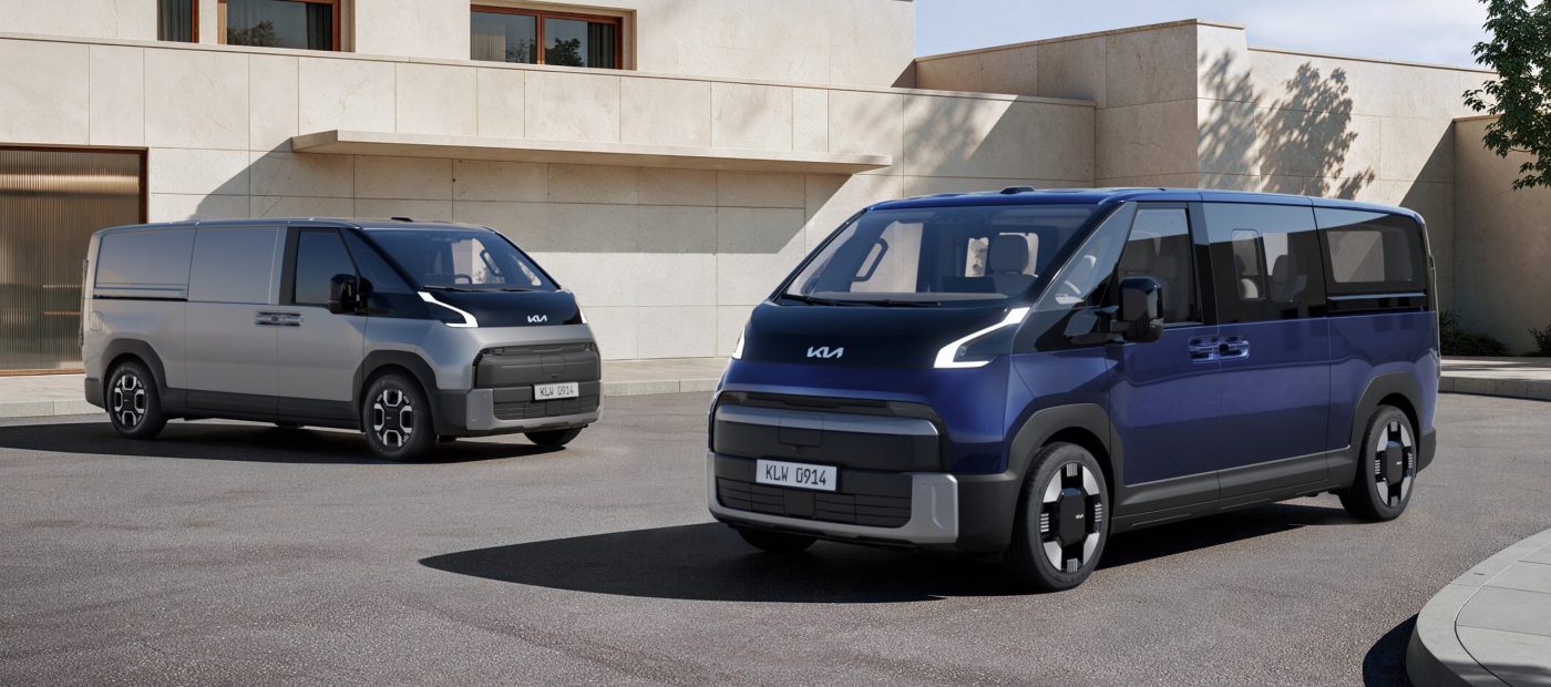 Kia unveils PV7 electric van with 460km range and 1,200kg payload
