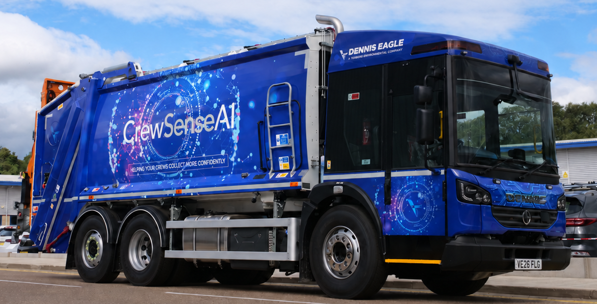 Dennis Eagle brings CrewSense AI technology to waste fleets