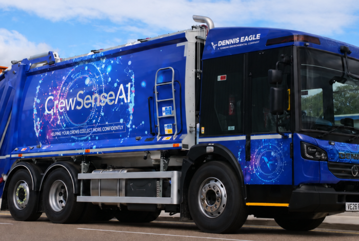 Dennis Eagle brings CrewSense AI technology to waste fleets