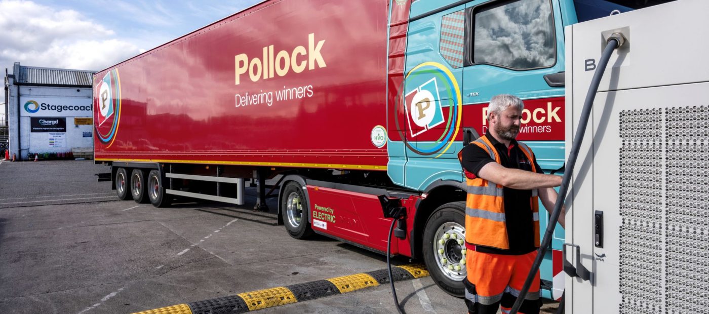 Through the Chargd programme, Gregory can access Stagecoach's Inverness depot