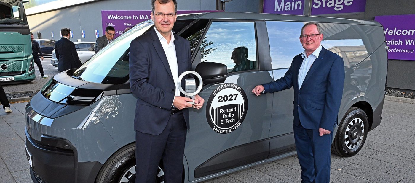 Renault Trafic E-Tech electric named International Van of the Year 2027
