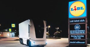 Lidl and Einride put Germany’s first cab-less electric truck on public roads