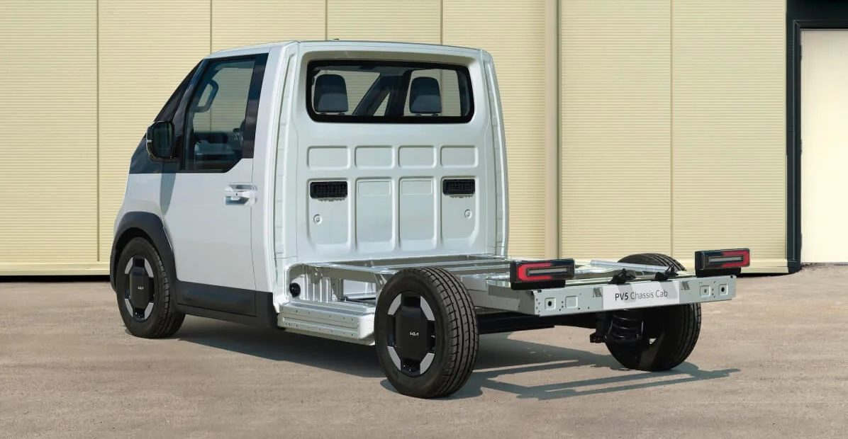 Kia expands PV5 range with 71.2kWh Long Range chassis platform