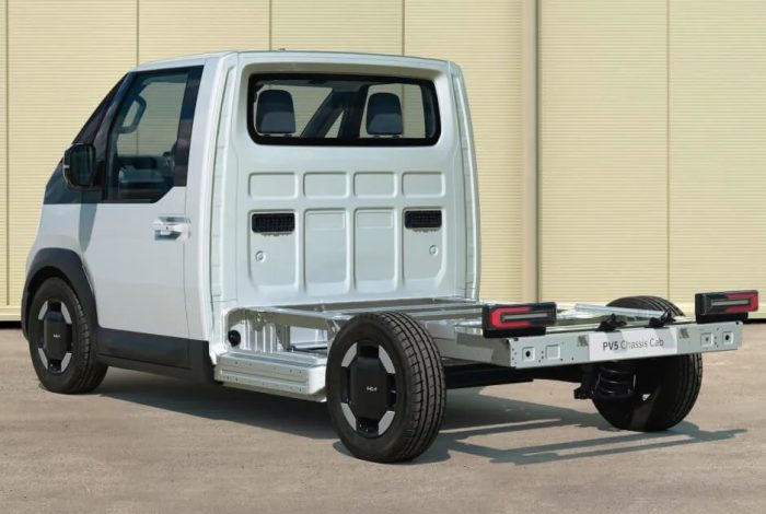Kia expands PV5 range with 71.2kWh Long Range chassis platform