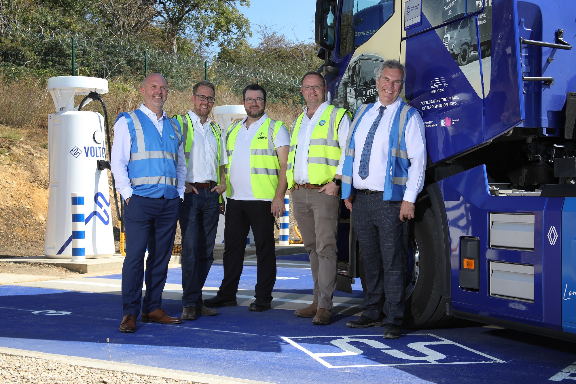 Welch’s Transport powers up Cambridge site with new megawatt eHGV charging hub