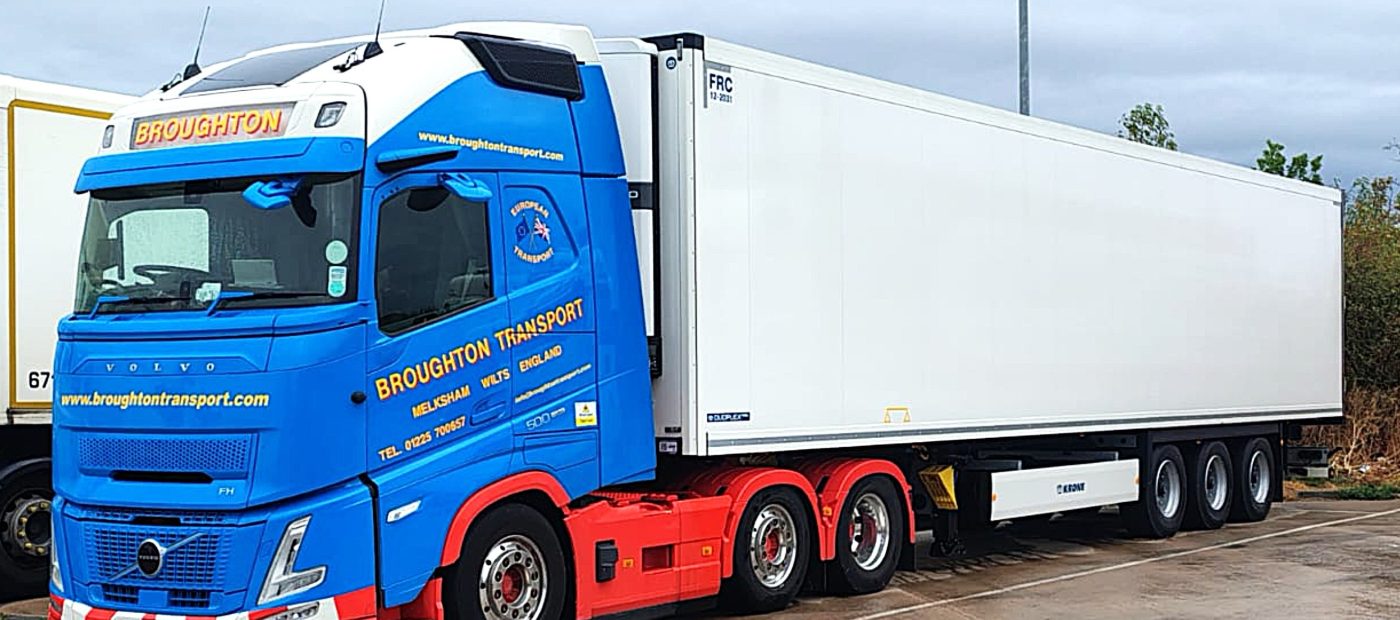 Broughton Transport adds two Krone Cool Liner refrigerated trailers