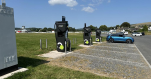 New rapid EV charging site opens at Cartmel Racecourse