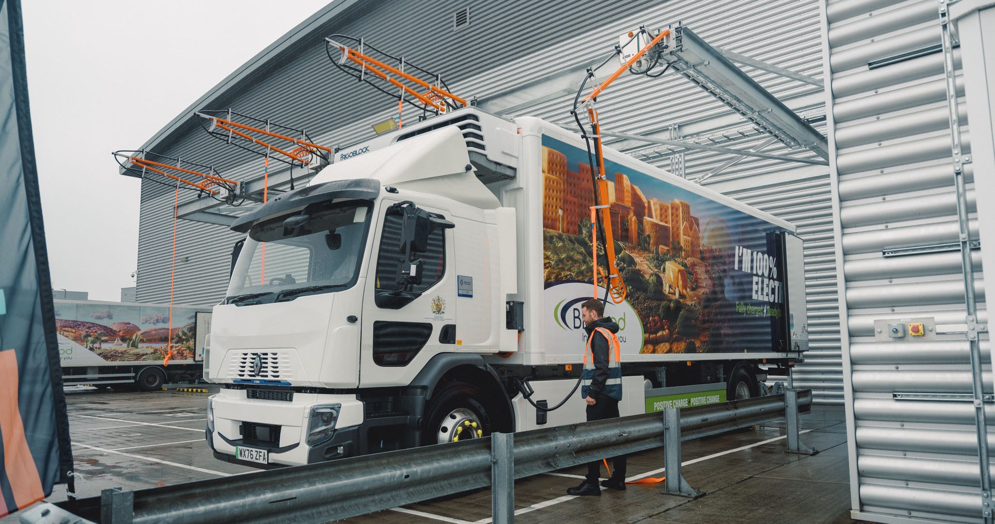 Bidfood installs Kempower's overhead charging infrastructure - FleetPoint