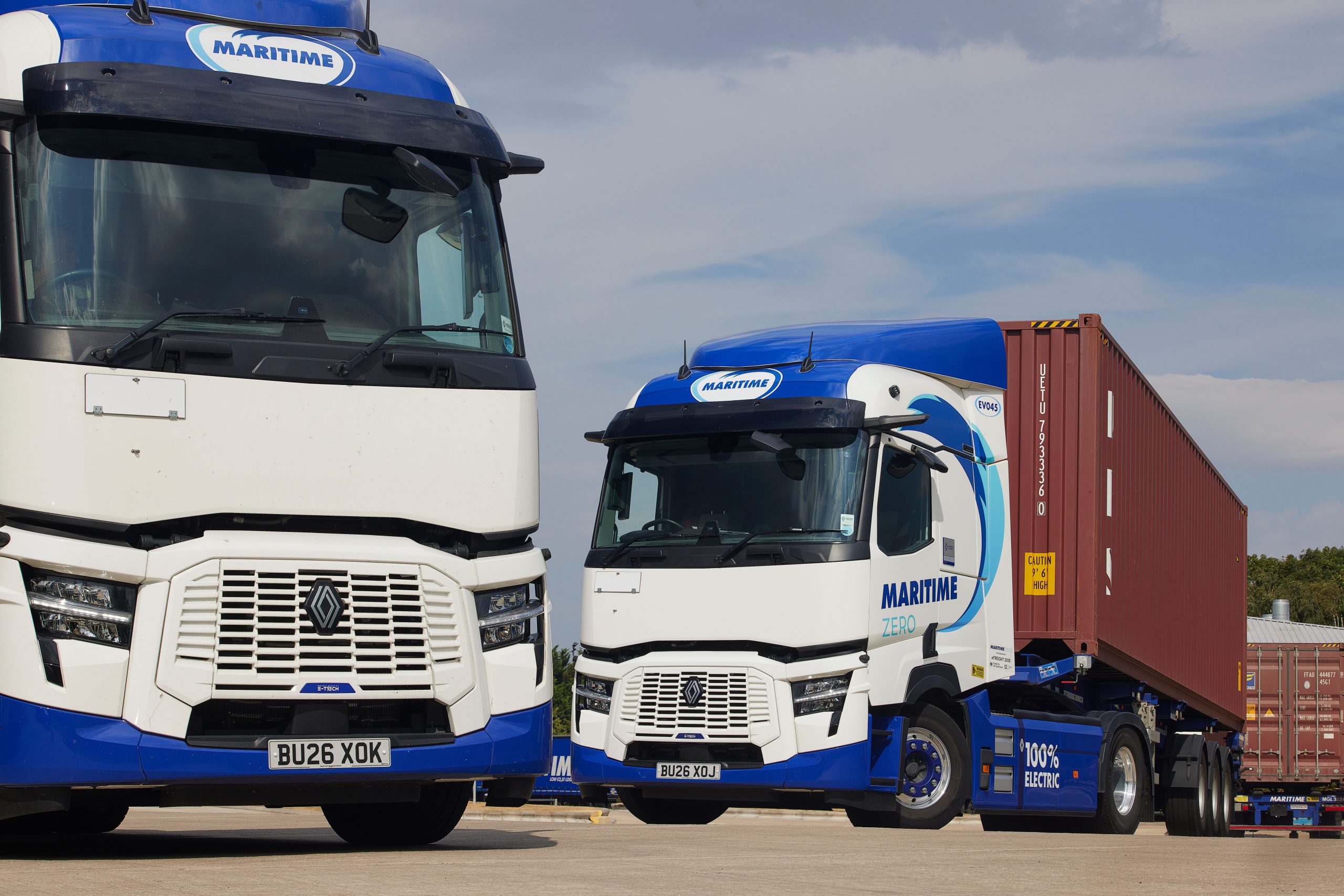 Maritime Transport trials Renault Trucks E-Tech T eHGVs